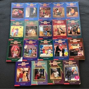 Vintage Ann M. Martin The Baby Sitters Club Mystery Books Large Collection